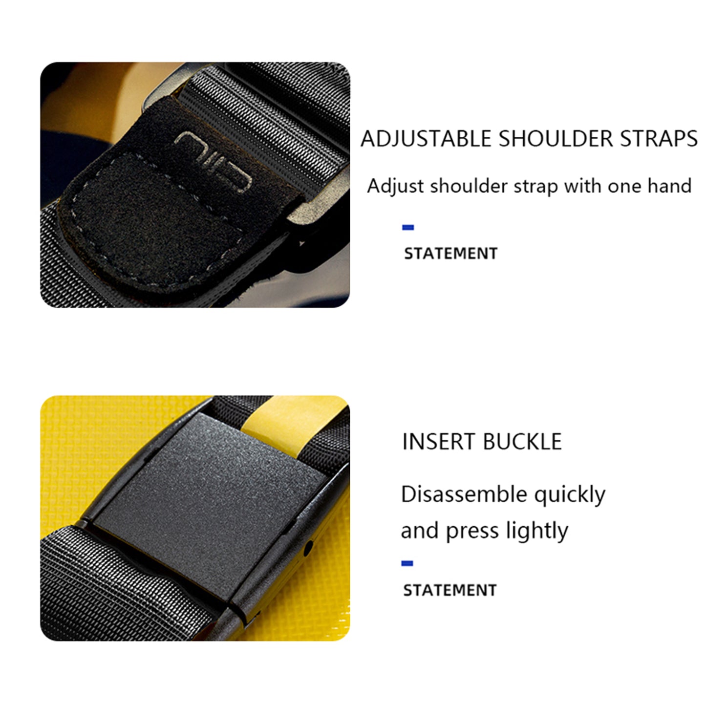 NIID Statements S2 Mini Sling Bag Lemon Yellow